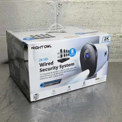 NEW Night Owl 2K HD Wired Security System 12 Channel 4 Wi-Fi FTD4-82-8L - Image 1 of 4