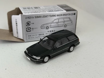 Tomica Limited Vintage 1:64 LV-N231b Subaru Legacy Touring Wagon Brighton VERDE Foto 1 de 3