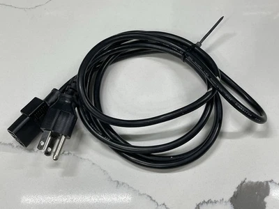 6ft UL AC Power Cord Cable for flat panel Computer Monitor - Image 1 of 3