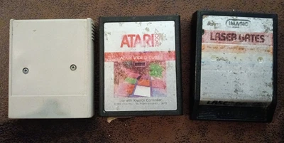Atari 2600  Laser Gates, Video Cube, Zaxxon. READ - Image 1 of 4