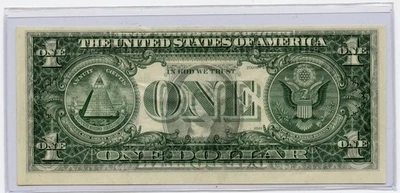 1977 $1 Federal Reserve Note w/ Offset Transfer Error - Extra Fine+ - Image 1 of 2