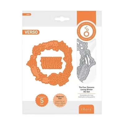 Tonic Studios - 5 Die Set - The Four Seasons Loving Winter Die Set - Image 1 of 4