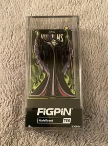 Figpin Maleficent #756 Disney Villains Sleeping Beauty Pin ~ New - Picture 1 of 4