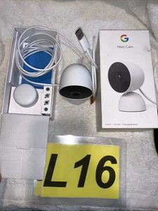 ✅✅Google Nest GJQ9T Telecamera di Sicurezza Interno 1 Bianca Testata Funzionante - Foto 1 di 2