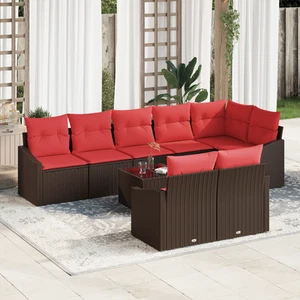 Garden Sofa Set Poly rattan Outdoor suitable for Seat Modular Couch Terrace Loun - Picture 1 of 42