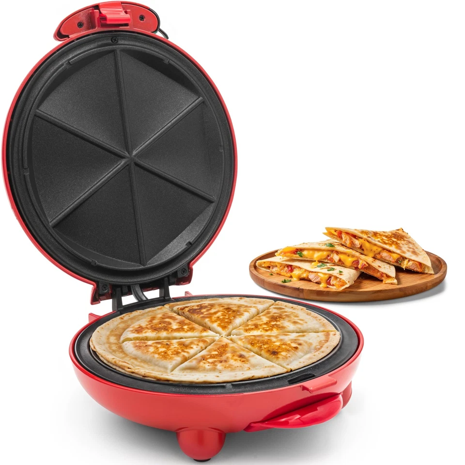 Elite Eqd413 8 Inch Quesadilla Maker With Ease in 5 Minutes
