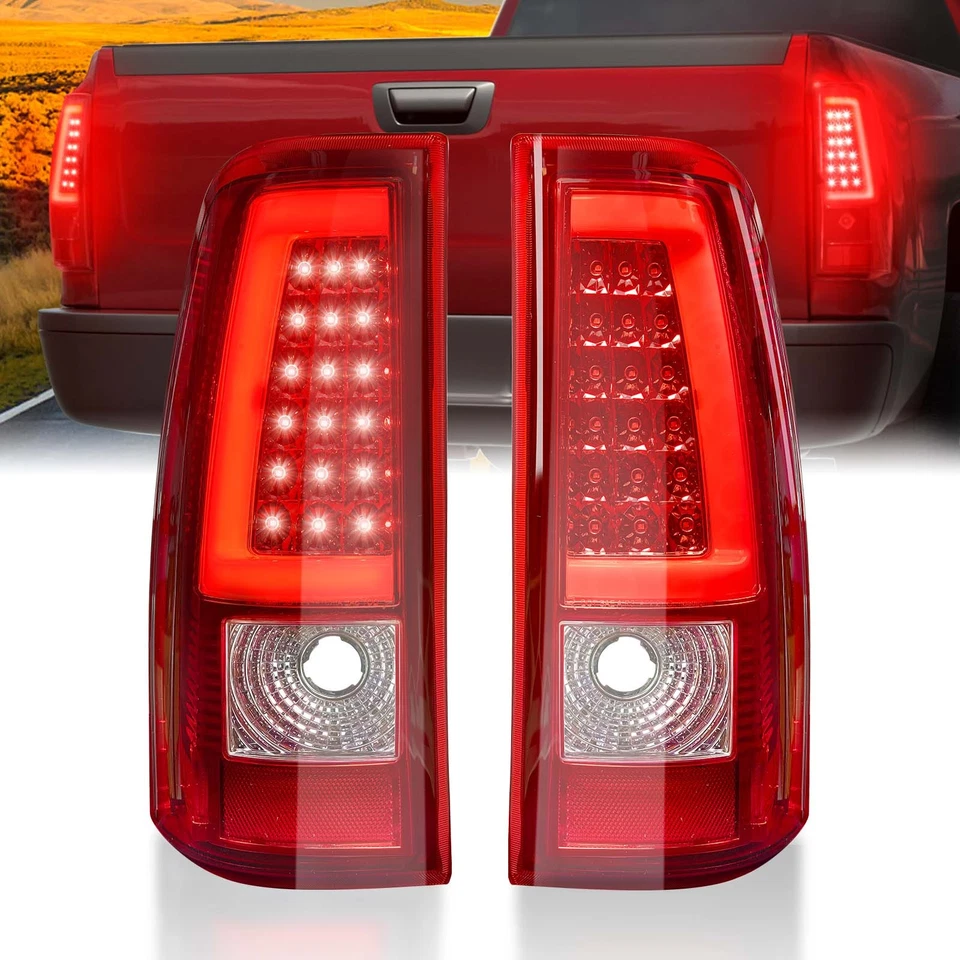 LED Tail Lights For GMC Sierra 2500 HD Classic 2007 6.0L V8 Driver+Passenger Foto 1 de 4