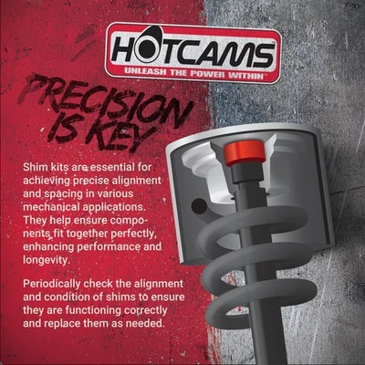 Hot Cams 1.85-3.25mm Complete Shim Kit For 2008 - 2015 KTM 1190 RC8 HCSHIM31 Foto 1 de 2