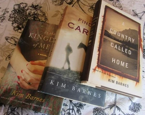 KIM BARNES Signed Book LOT Finding Caruso Country Called Home In Kingdom of Men - Picture 1 of 2