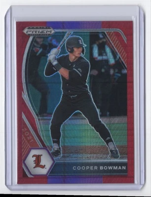 2021 * Cooper Bowman Louisville Cardinals #122 - Image 1 of 2