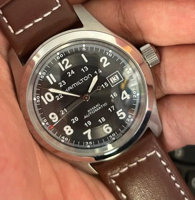 Reloj automático para hombre Hamilton Khaki Field MOD esfera negra Foto 1 de 4