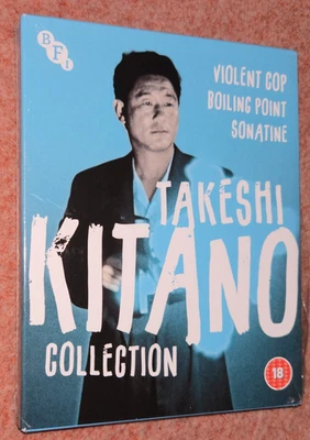 Takeshi Kitano Collection - BFI Blu-ray - Takeshi 'Beat' Kitano - NEW SEALED  - Image 1 of 2