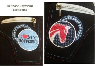 LUXUS Glitzer Strass Stretch Reithose Polo super edel 34/36 S  Animo Sterne Soft - Bild 1 von 3