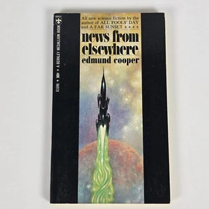 News From Elsewhere Edmund Cooper Berkley Medallion 1969 Vintage NEW OS - Picture 1 of 7