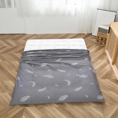 Mattress Topper Mattress Cover with Zipper Washable Comfortable Soft 120x200cm - Image 1 of 4
