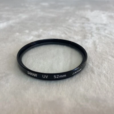 SAKAR 52MM FILTER  UV  Japan - FREE SHIPPING - Image 1 of 4
