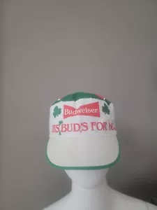 DE COLECCIÓN Sombrero Budweiser Gorra Ajustada Adulto Talla Única Trébol Día St Patricks Trébol Para Hombre - Imagen 1 de 8