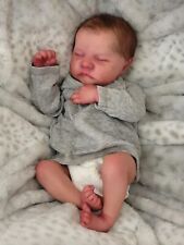 19'Realistic NewBorn Baby Doll Boy Sleeping Reborn Baby Dolls Silicone Full Body