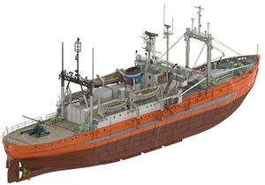 Hasegawa/Pontus Modelo 1/250 Barco de Investigación Antártica Soja 2ª Investigación Antártica - Imagen 1 de 9