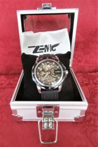 Motorsport Auto Racing Sports Car Driver’s Men's Automatic GRWC Skeleton Watch - Picture 1 of 12