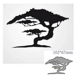 Trees Decoration Metal Cutting Dies Mold Scrapbook Paper Craft Embossing Stencil - Picture 1 of 1