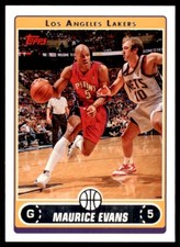 2006-07 Topps Maurice Evans 100 Los Angeles Lakers #60
