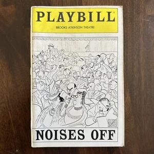 Playbill "Noises Off" Brooks Atkinson Theatre Broadway Januar 1984 - Bild 1 von 6