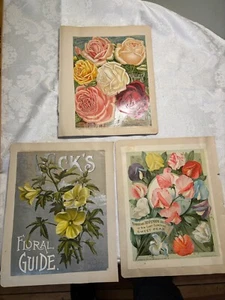 Victorian Chromolithograph Flower Rose Henderson’s Burpee trade card advertising - Picture 1 of 7