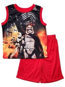 Disney Star Wars the Force Awakens Front/Back Boys Pajamas 4-18 (XS (4/5), Red) - Picture 1 of 1