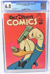 Walt Disney's Comics and Stories #69 Dell 1946 Donald Duck Gun CGC 6.0 - Picture 1 of 2