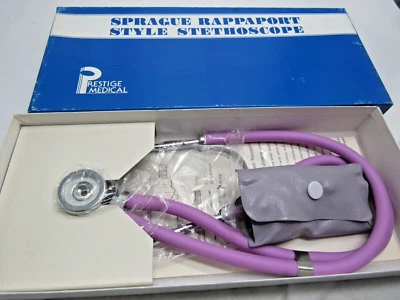 Sprague Rappaport Stethoscope Neon Pink Model 105 Prestige Medical new old stock - Image 1 of 4