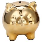 Ceramic Gold Pig Piggy Bank Cute Coin Piggy Bank  Lucky2751