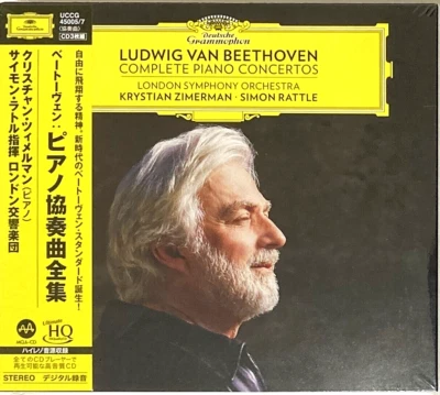 Krystian Zimerman Piano SEALED 3CD(UHQCD/MQA) Beethoven Concertos Complete OBI - Image 1 of 3