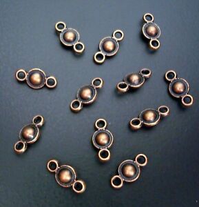 Copper plt Jewelry links 12 link dangles charms design earrings necklace CFP117