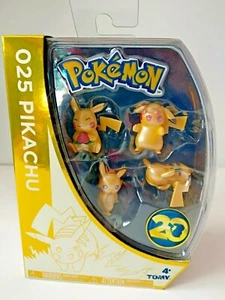 Pokémon Pikachu 20th Anniversary TOMY Pack 4 Figuren Sammlung Limited Edition 🔥 - Bild 1 von 8
