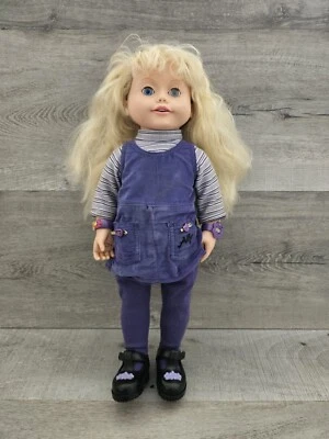 Vtg Playmates Toys 1999 Amazing Ally Interactive Baby Doll & Tea Cartridge WORKS - Image 1 of 4