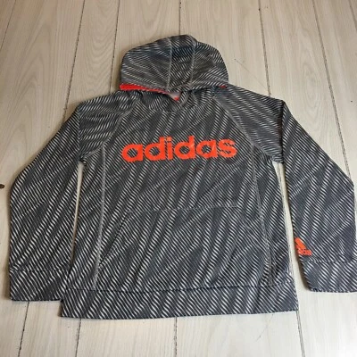adidas Boys 10/12 Sweatshirt Active Sport Athletic Pullover Hooded Medium - Image 1 of 4