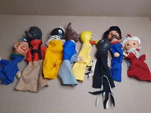 8 Handpuppen - Kasperletheater - DDR Sandmännchen Elster Pittiplatsch - Bild 1 von 18