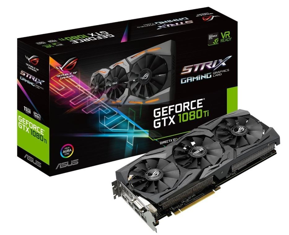 ASUS NVIDIA GeForce GTX 1080 Ti Computer Graphics Cards for