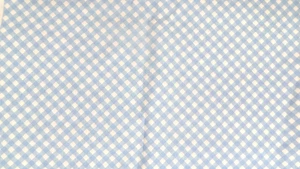 6 3/4 yd Springs Fabric Sewing Daisy Kingdom 3/8 Bias Gingham Light Blue Cotton - Picture 1 of 3