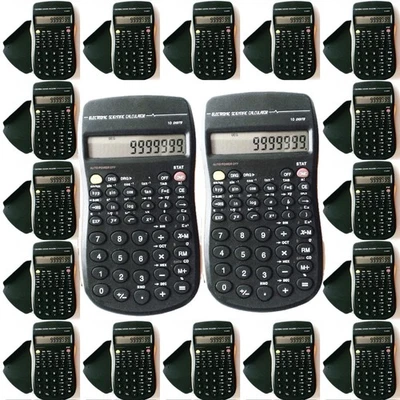 18 Scientific Calculators LOT~56 Function~Statistic Calculation~10 Digit Display - Image 1 of 4