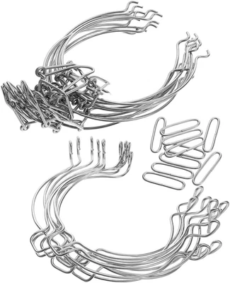 10 Pezzi Di Chiusure Metalliche per Barattoli Di Vetro, Fibbie a Filo Con Chiusu - Immagine 1 di 4