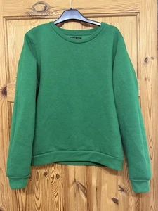Ladies Brave Soul Basic Green Sweatshirt Size Large - Picture 1 of 3