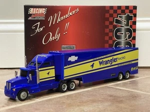 1986 Dale Earnhardt Wrangler Transporter Hauler Semi Tractor NASCAR Action 1/64 - Picture 1 of 18