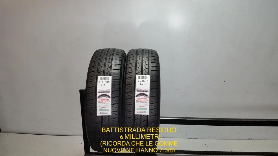 GOMME USATE  4 STAGIONI 195/60R16C 99H PIRELLI CARRIER ALL SEASON M+S  PN C21608 - Bild 1 von 1
