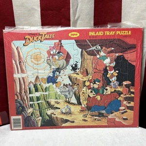 DUCKTALES tray puzzle Jaymar toy 1986 Webby & Beagle Boys vtg Disney - Picture 1 of 1