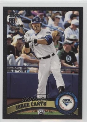 2011 Topps Update Black /60 Jorge Cantu #US272 - Imagem 1 de 2
