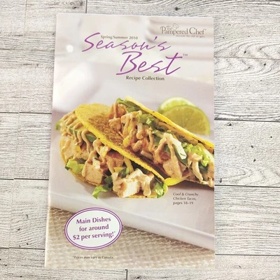 Pampered Chef Cookbook • Seasons Best Spring Summer 2010 Seasonal Recipes Foto 1 de 4