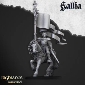 2x Baroness Of Gallia - Highlands Miniatures Gallia Army Hero