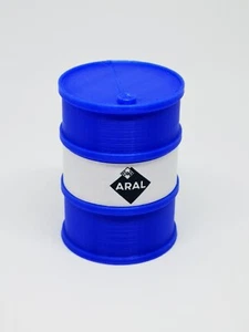 # 1/18 BIDONE CARBURANTE 200 l ARAL x DIORAMA ASSISTENZA RALLY o GARAGE # - Bild 1 von 1